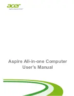 Предварительный просмотр 1 страницы Acer Aspire Z3-105 User Manual