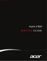 Preview for 1 page of Acer Aspire Z3620 Service Manual