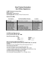 Предварительный просмотр 1 страницы Acer Aspire Z5600 Series Evaluation Manual