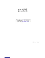 Preview for 1 page of Acer Aspire Z5751 Service Manual