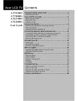 Предварительный просмотр 1 страницы Acer AT1919MF User Manual