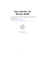 Acer AT1921 Service Manual preview