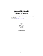 Preview for 1 page of Acer AT1921 Service Manual