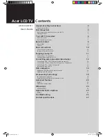 Предварительный просмотр 1 страницы Acer AT2010 User Manual