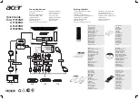 Предварительный просмотр 1 страницы Acer AT2219MF Quick Manual