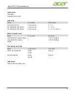 Preview for 15 page of Acer AT310 F2 Specifications