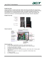 Acer AT350 F1 Series Specifications предпросмотр