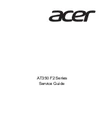 Предварительный просмотр 1 страницы Acer AT350 F2 Series Service Manual