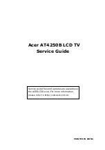 Preview for 1 page of Acer AT4250B series Service Manual