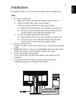 Предварительный просмотр 21 страницы Acer Aymidr B246HQL User Manual