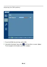 Предварительный просмотр 25 страницы Acer Aymidr B246HQL User Manual