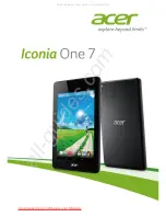 Preview for 1 page of Acer B1-730HD Manual