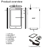 Preview for 2 page of Acer B1-750 Product And Safety Information