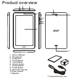 Preview for 2 page of Acer b1-770 Product And Safety Information