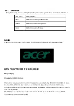 Предварительный просмотр 22 страницы Acer B173 Service Manual