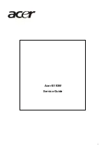 Acer B193W - Bdmh Wide-screen LCD Monitor Service Manual предпросмотр