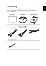 Предварительный просмотр 15 страницы Acer B193W - Bdmh Wide-screen LCD Monitor User Manual