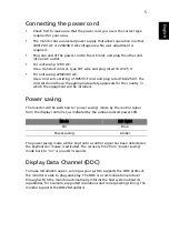 Предварительный просмотр 19 страницы Acer B193W - Bdmh Wide-screen LCD Monitor User Manual