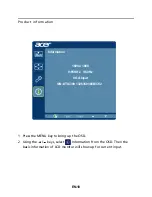 Предварительный просмотр 27 страницы Acer B196L User Manual