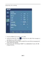 Предварительный просмотр 26 страницы Acer B226WL User Manual