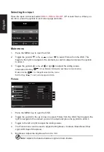 Предварительный просмотр 22 страницы Acer B7 B247YU bmiipprx User Manual