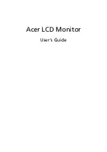 Предварительный просмотр 1 страницы Acer BE270U User Manual