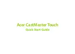 Acer CastMaster Touch Quick Start Manual preview