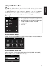 Предварительный просмотр 23 страницы Acer CB241Y User Manual