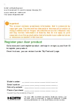 Preview for 2 page of Acer CB515-1W User Manual