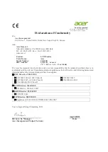 Предварительный просмотр 8 страницы Acer CG437KS User Manual