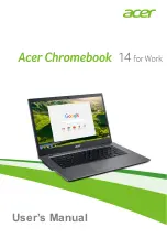 Acer Chromebook 14 for Work User Manual preview