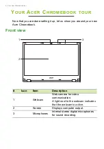 Предварительный просмотр 6 страницы Acer Chromebook 14 for Work User Manual