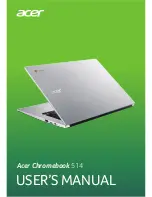 Предварительный просмотр 1 страницы Acer Chromebook 514 User Manual