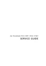 Acer Chromebook C732 Service Manual предпросмотр