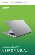 Acer Chromebook CB315-3H User Manual preview