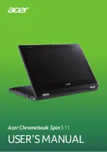 Acer Chromebook R753T User Manual предпросмотр