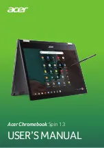 Preview for 1 page of Acer Chromebook Spin 13 User Manual