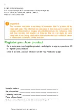 Preview for 2 page of Acer Chromebook Spin 513 User Manual