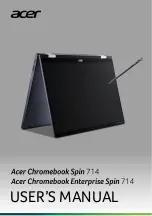 Acer Chromebook Spin 714 User Manual preview