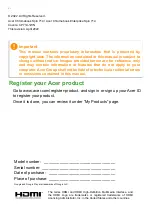 Preview for 2 page of Acer Chromebook Spin 714 User Manual