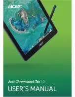 Preview for 1 page of Acer Chromebook Tab 10 User Manual