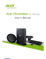 Acer Chromebox for Meetings User Manual предпросмотр