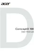 Acer ConceptD 100 User Manual предпросмотр