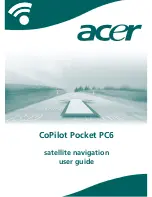 Acer CoPilot Pocket PC6 User Manual preview