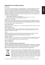 Preview for 5 page of Acer CZ380CQK User Manual