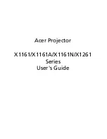 Preview for 1 page of Acer D111 User Manual