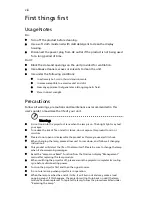 Preview for 8 page of Acer D1P1704 User Manual