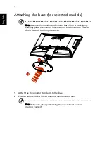 Preview for 14 page of Acer D240H User Manual