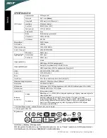 Preview for 39 page of Acer D241H Quick Setup Manual