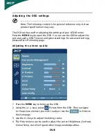 Предварительный просмотр 16 страницы Acer D241H User Manual